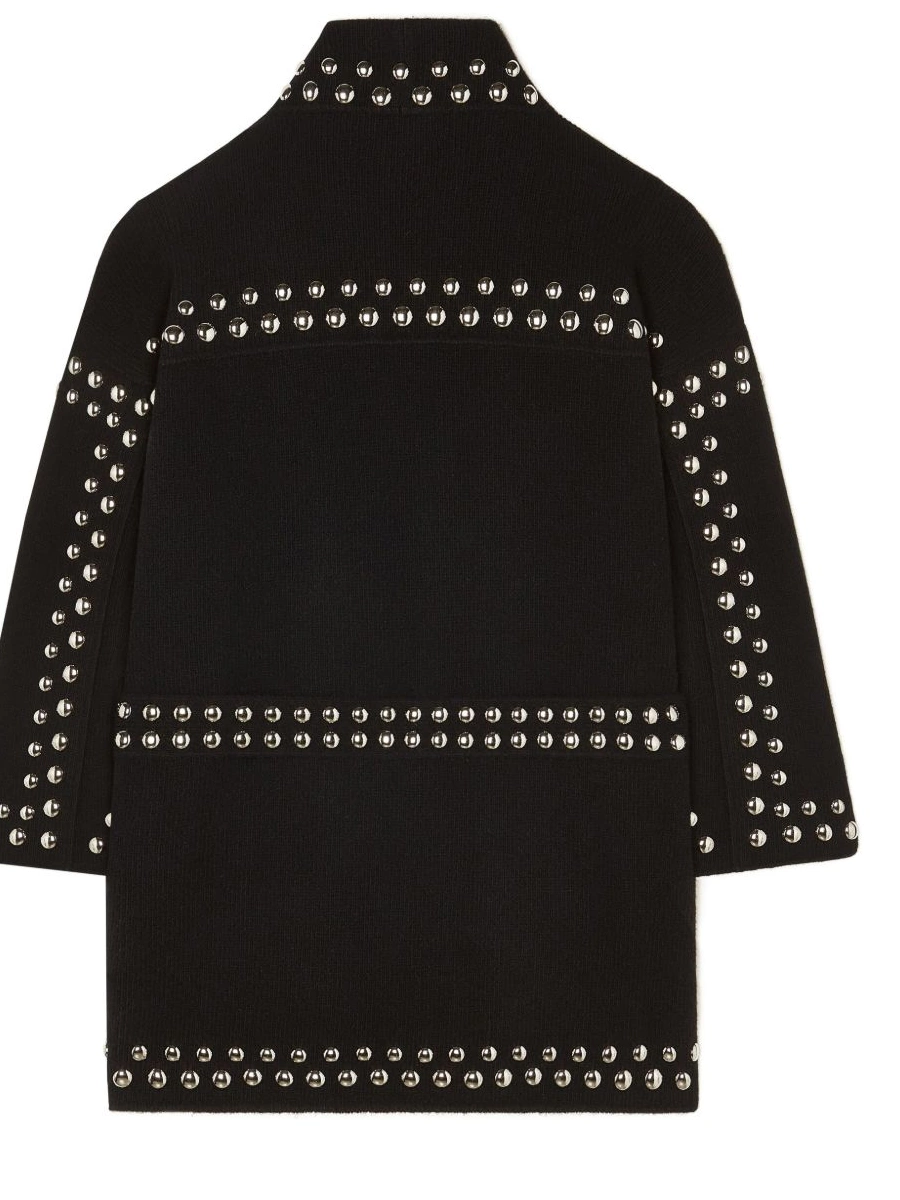Affordable cardigan Alanui virgin-wool Women stud-embellished 0402